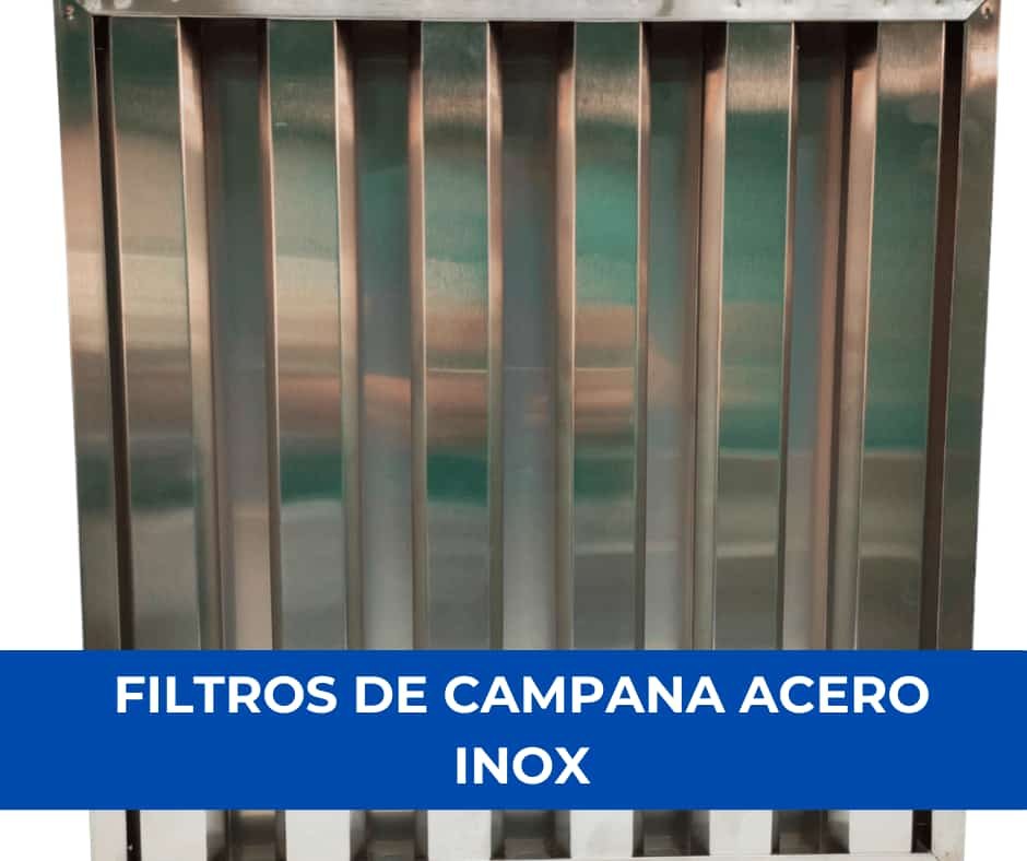 Filtro de campana de cocina en acero inoxidable